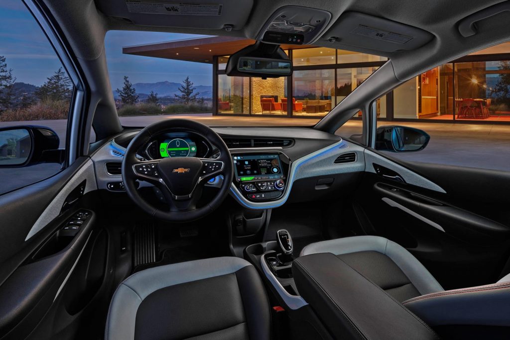 Interior of Bolt EV