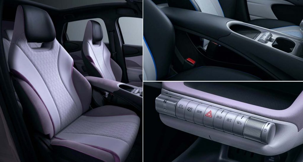 Interior of BYD Dolphin